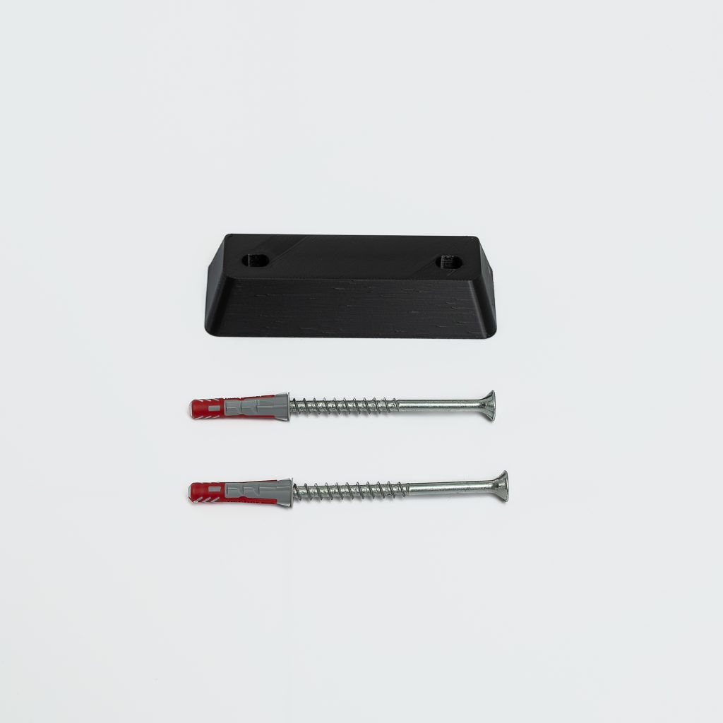 Deurklinkhaak Verhoger 20 mm met twee schroeven en pluggen